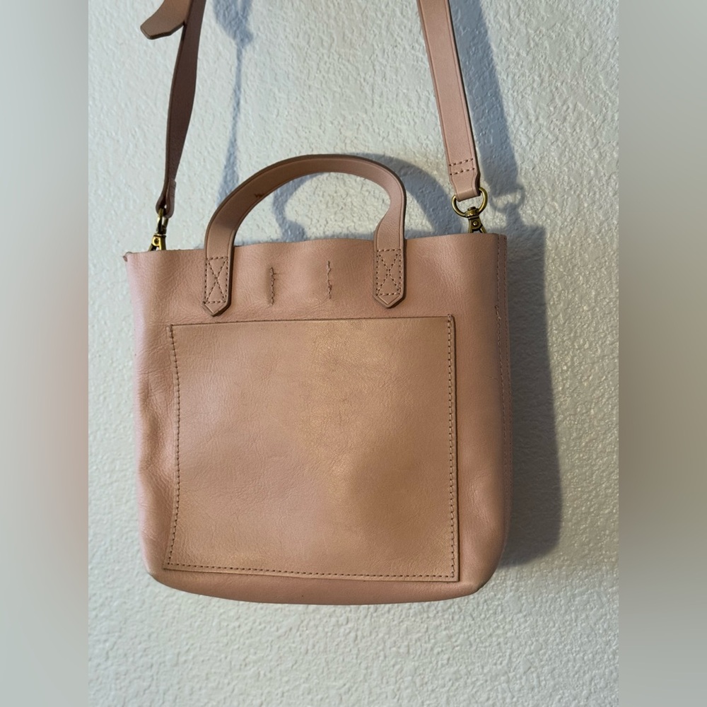 Madewell - Pink Leather - Mini Transport Crossbody Bag